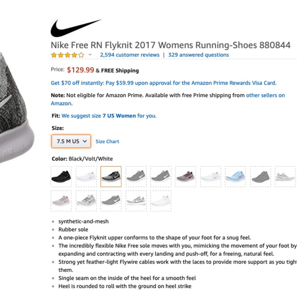 NEW!! Nike flyknit RN Running shoe! - Picture 8 of 8